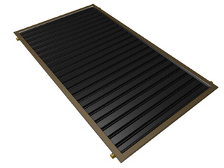 Vertical solar collector TS300 with 50mm thermal insulation